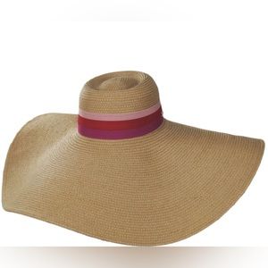 Trina Turk Palmas Large floppy straw hat NWT